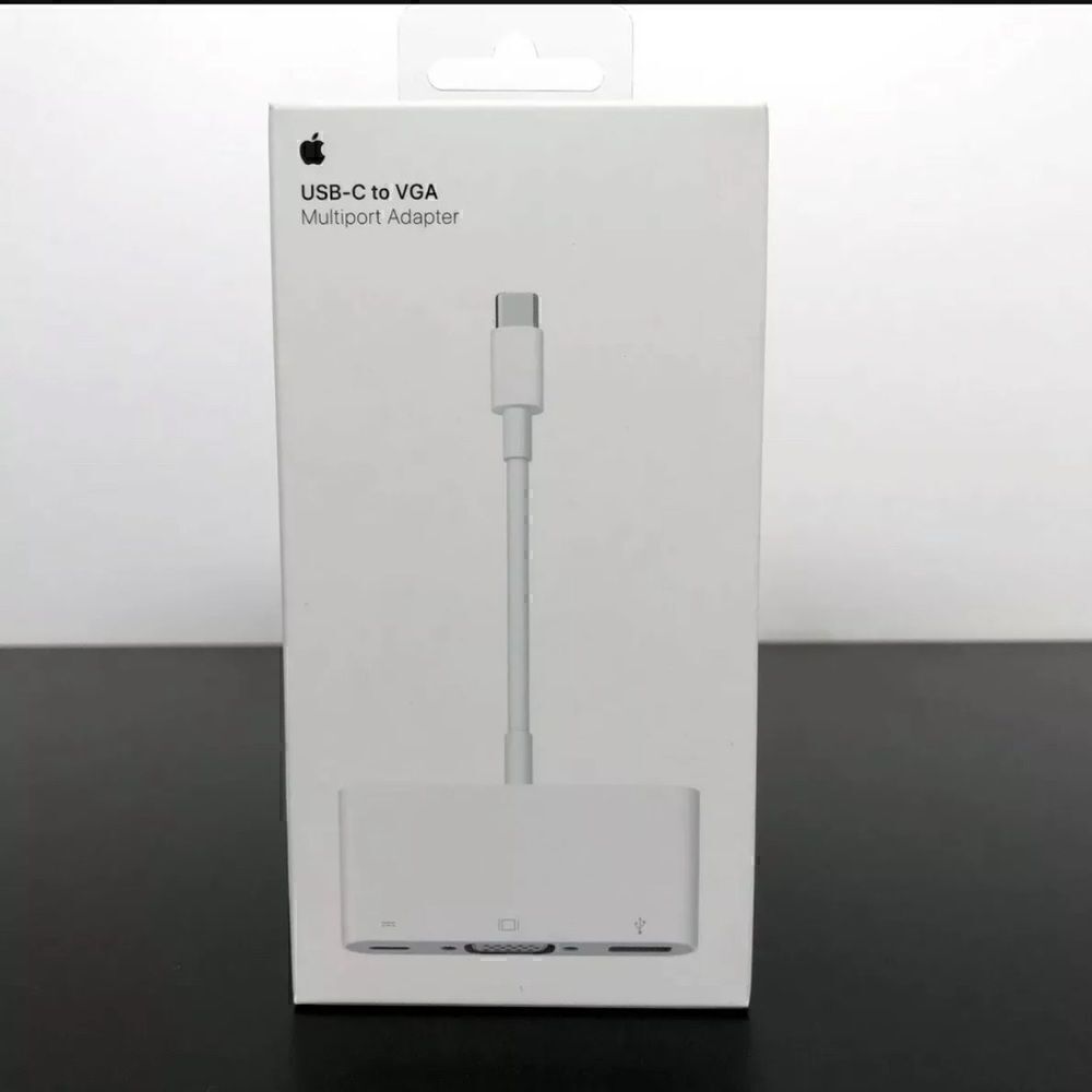 Apple USB-C VGA Multiport Adapter in White - AUTHENTIC + SEALED! - Picture 4 of 10